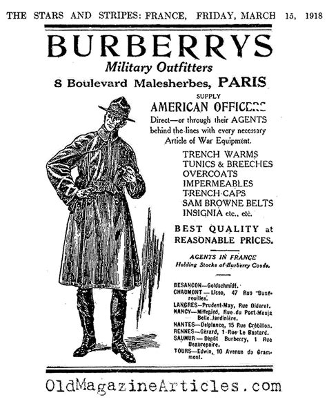 art of trench burberry|Burberry trench coat history.